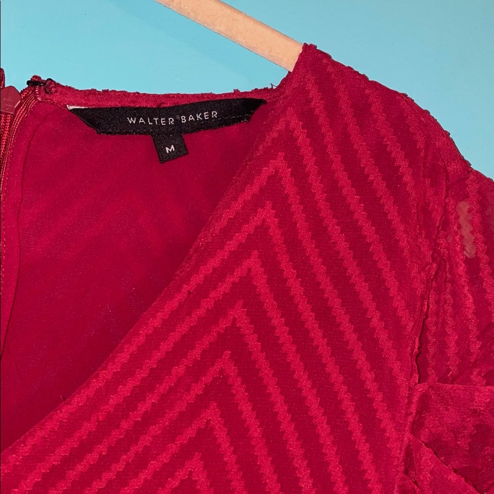 Walter Baker Crimson Chevron women’s blouse